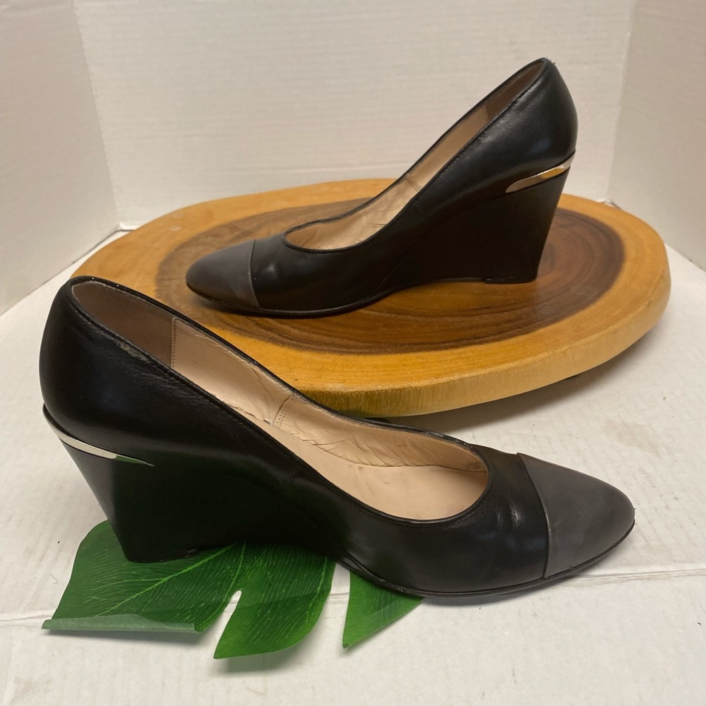 Ritch Frani Chuckies Leather Capped Toe Wedges